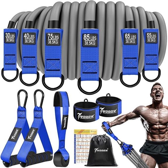 Heavy Resistance Bands Set for Strength Training