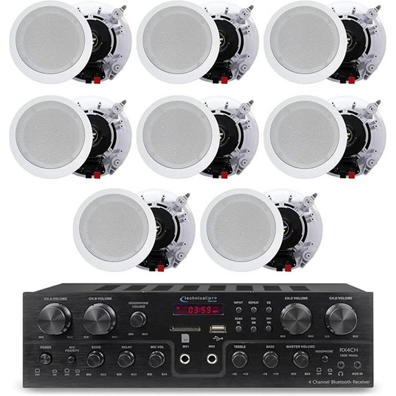 Technical Pro 1000W Home Theater System with Speakers