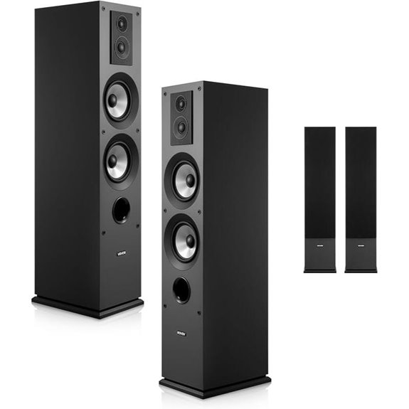 VEVOR 3-Way Floorstanding Speakers (Pair)