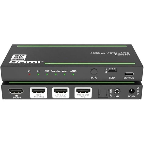 8K HDMI 2.1 Audio Extractor with Dolby Atmos