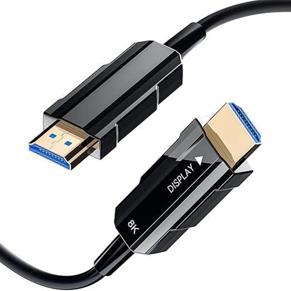 8K HDMI 2.1 Cable 75ft with High-Speed Fiber Optic