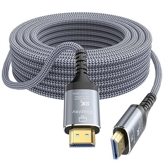 8K Fiber Optic HDMI Cable 75FT for Gaming and HDTV