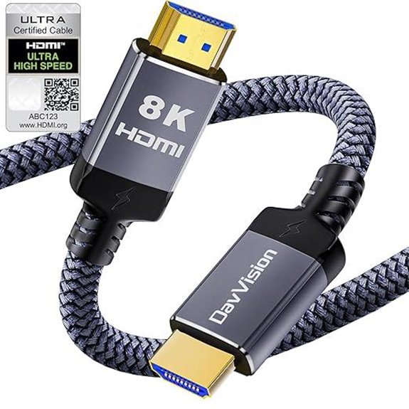 8K HDMI 2.1 Cable for PS5 and Gaming Consoles