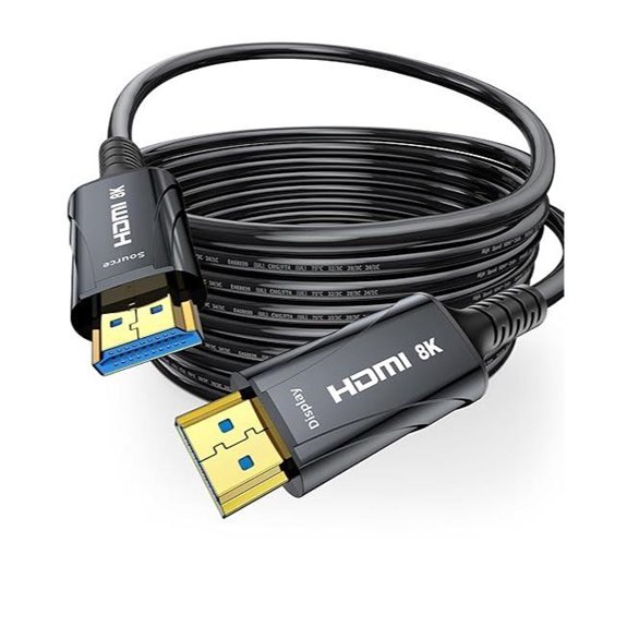 8K Fiber Optic HDMI Cable 150FT High-Speed 48Gbps