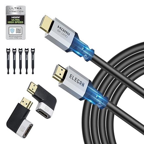 Elecan 8K HDMI 2.1 Cable 25Ft with HDR eARC