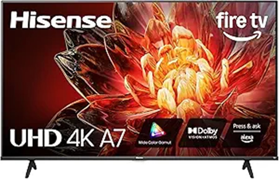 Hisense 55 A7 Series 4K UHD Smart TV with Alexa
