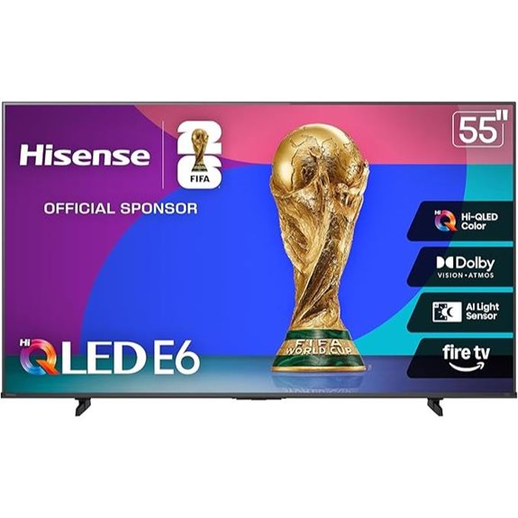 Hisense 55 E6 QLED 4K UHD Smart Fire TV
