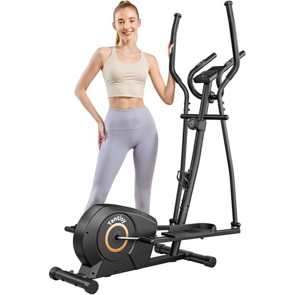 Elliptical Machine for Home & Apartments 8 Resistance Levels
