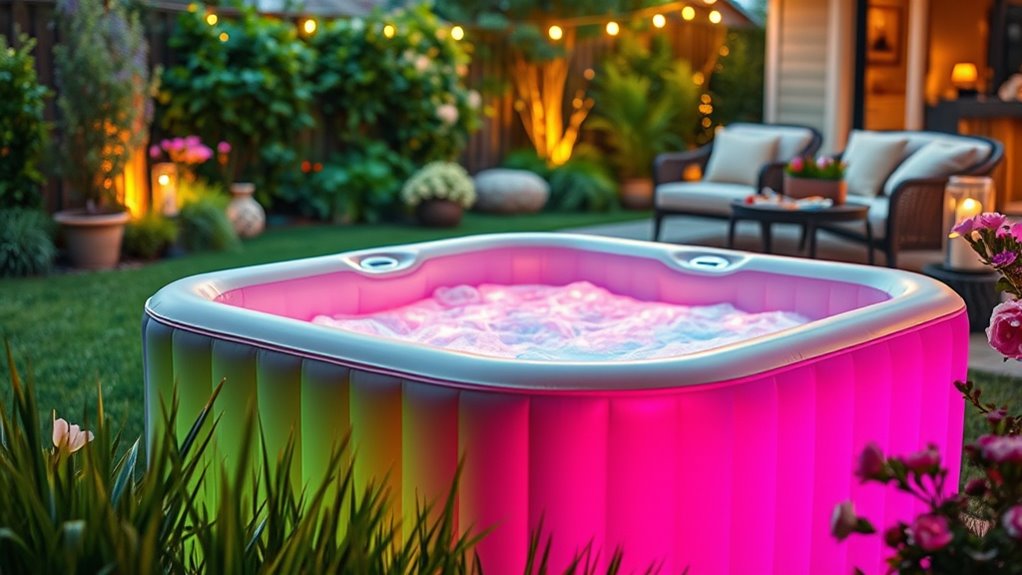 hot tub size features efficiency