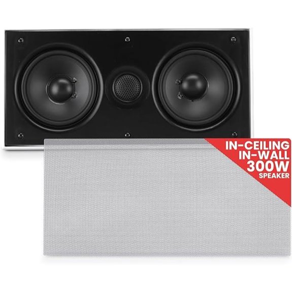 PYLE In-Wall Dual 5.25 Center Channel Speaker