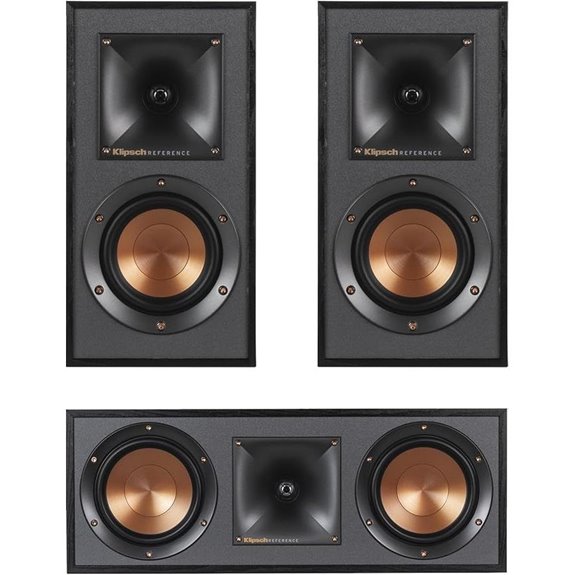 Klipsch R-41M & R-52C Home Theater Bundle
