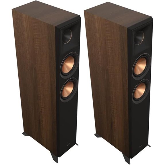 Klipsch Reference Premiere RP-5000F II Walnut Floorstanding Speaker Pair