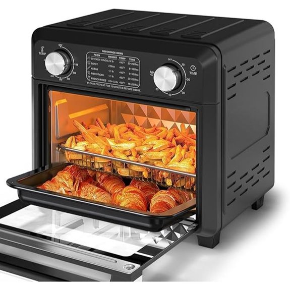 PlumChef 13 Qt Air Fryer Convection Toaster Oven
