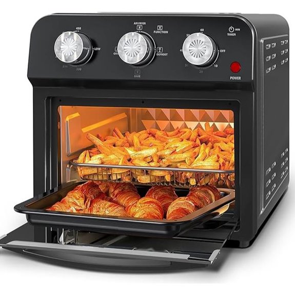 PlumChef 13 Qt Air Fryer Convection Toaster Oven
