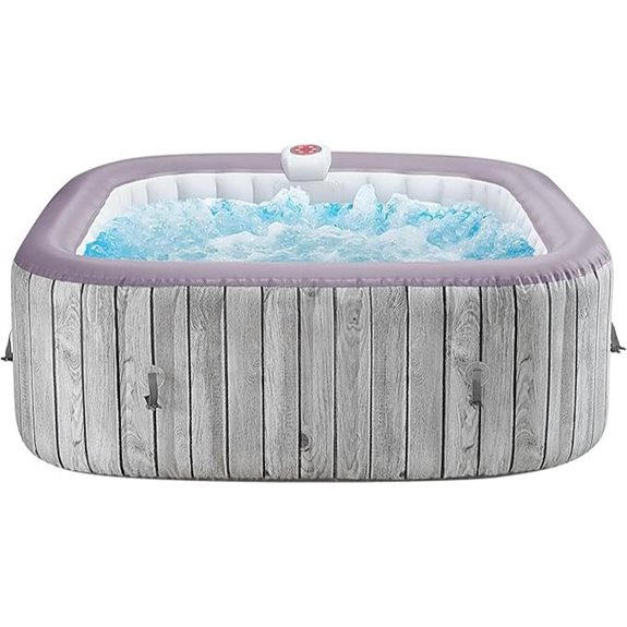 Seizeen 4-6 Person Inflatable Hot Tub with Jets