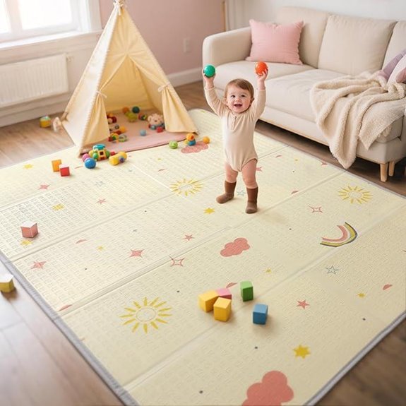 Mallify Extra Large Reversible Baby Play Mat
