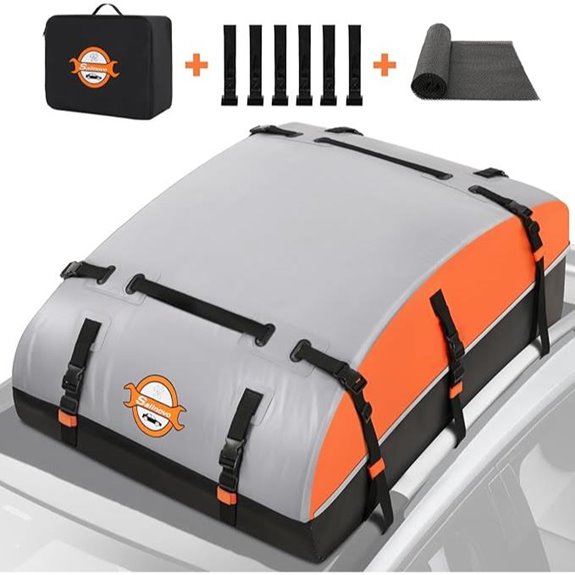 Sailnovo 21Cu Ft Roof Cargo Bag with Accessories