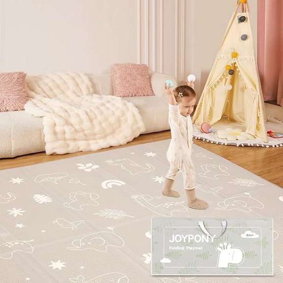 Extra Large Baby Play Mat Waterproof & Non-Toxic