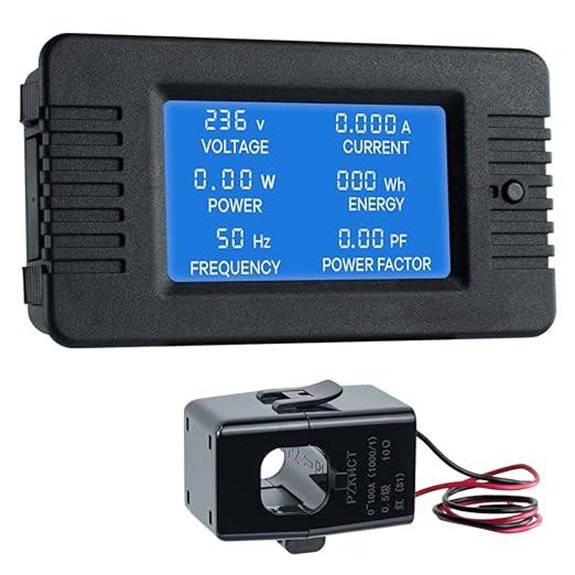 Multi-Function LCD Power Meter with Current Transformer