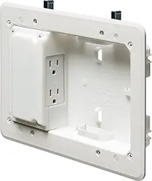 Arlington Low Profile TV Wall Box (8x5)