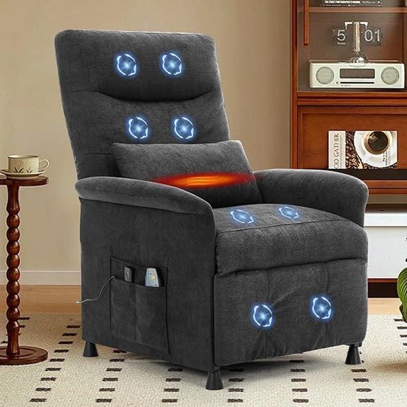 Power Recliner Chair with Massage & Heat