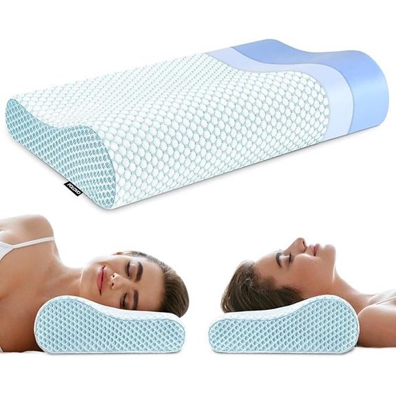Memory Foam Pillow for Neck and Shoulder Support