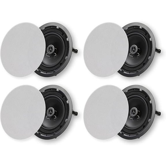 Micca 8 2-Way In-Ceiling/Wall Speakers (4-Pack)