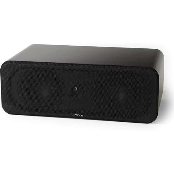 Micca RB42-C Center Channel Speaker with Dual Woofers