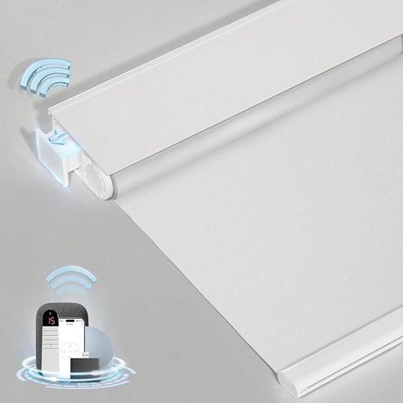 Smart Motorized Blackout Blinds with Remote 34x72