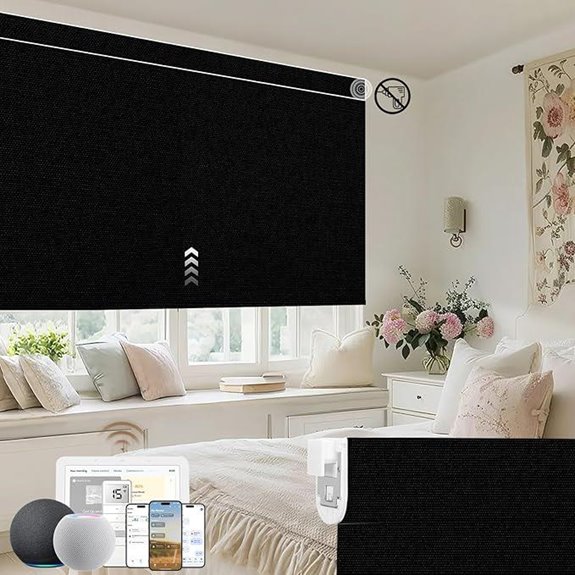 Kincmo Motorized Blackout Blinds with Remote