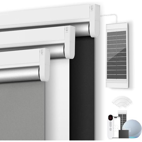 Motorized Blackout Smart Roller Blinds with Remote