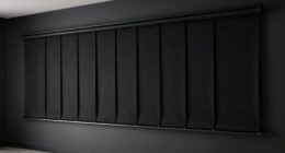 motorized blackout shades for media