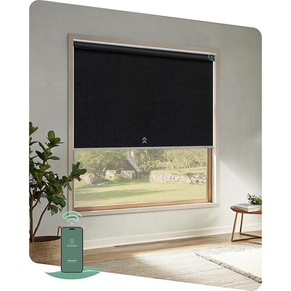 Yoolax Motorized Blackout Roller Shades for Windows
