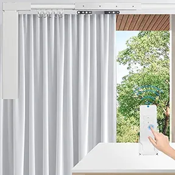 Electric Motorized Curtain Track with Remote Control