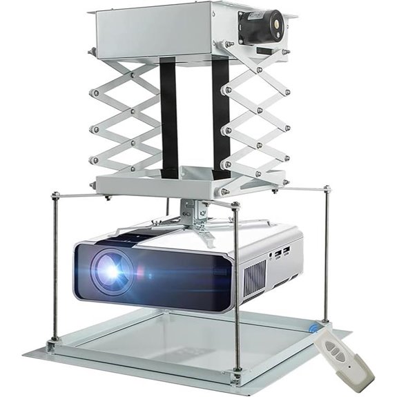 CGOLDENWALL Motorized Projector Mount 44lbs Auto Sync