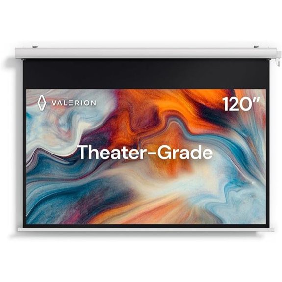 Motorized 120 Outdoor Waterproof 4K Projector Screen