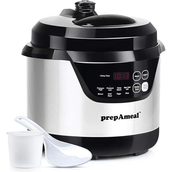 8-in-1 Electric Pressure Cooker with Slow Cook & Steamer