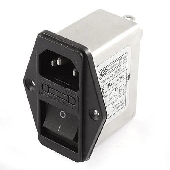 uxcell Noise Suppressor Power EMI Filter 10A