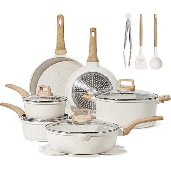 CAROTE 16-Piece Nonstick Cookware Set