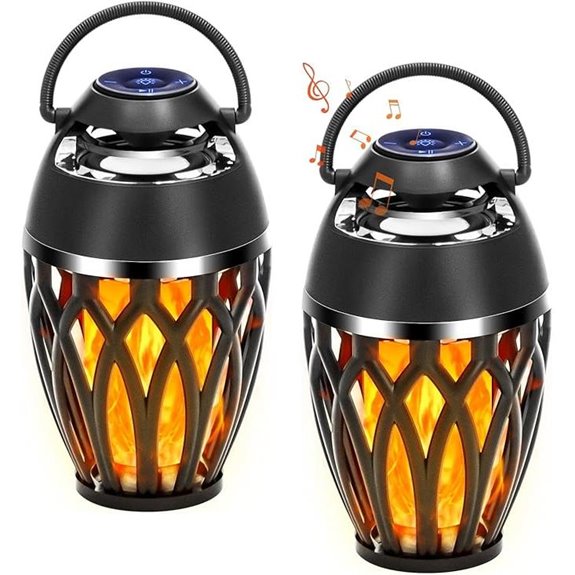 Vanten Outdoor Bluetooth Flame Speakers (2 Pack)