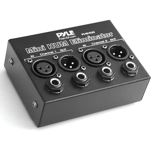 Pyle Mini Hum Eliminator Box with 2 Channels