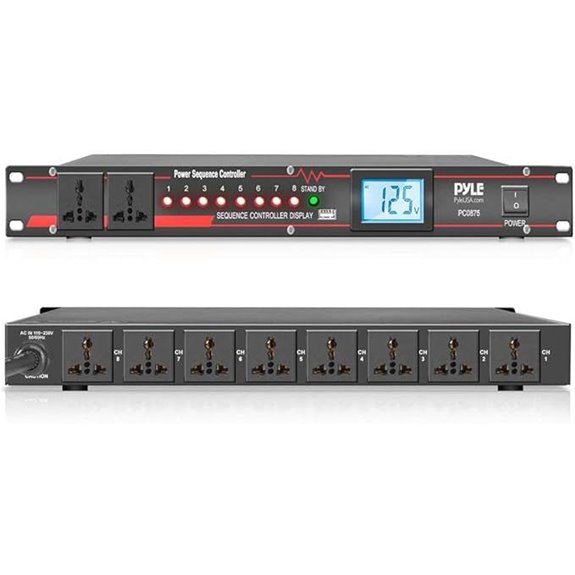 Pyle 10 Outlet Power Sequencer with Surge Protector