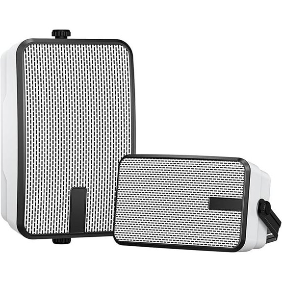 Outdoor Bluetooth Speakers 400W Wall Mount (2 Pcs)