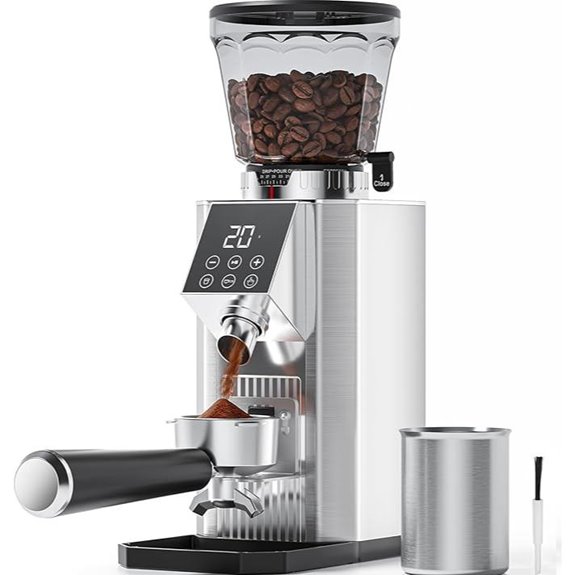 Burr Coffee Grinder with Precise Settings and Touch Panel