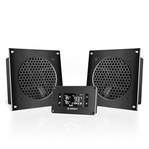 AC Infinity AIRPLATE T8 Quiet Dual-Fan System