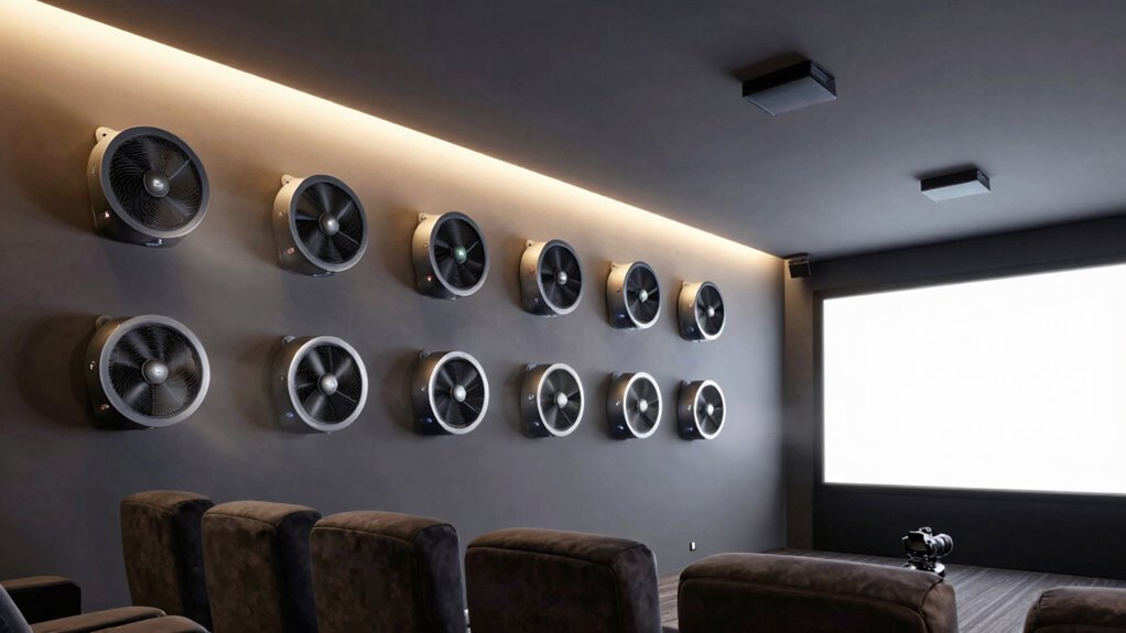 quiet smart home theater fans