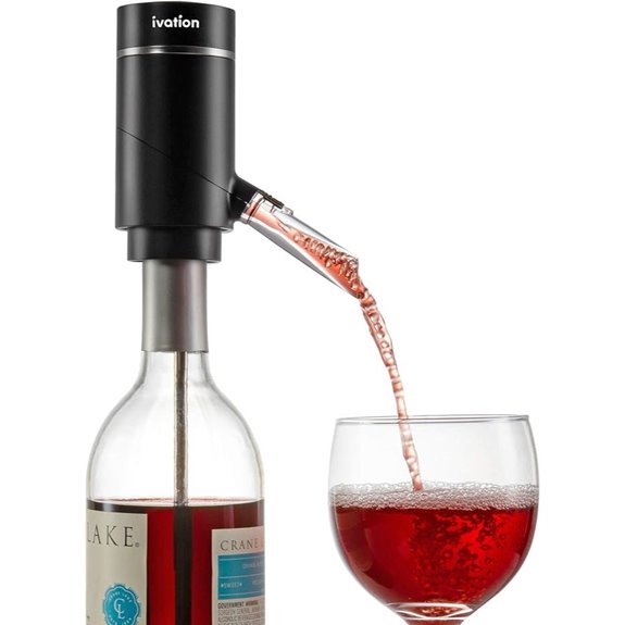 Ivation Rechargeable Electric Wine Aerator and Dispenser