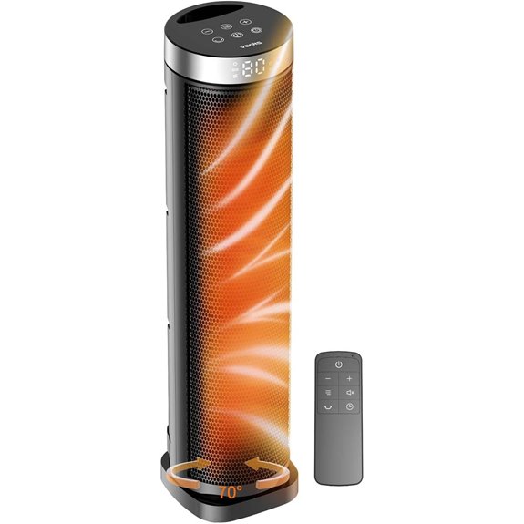 Indoor Space Heater with Remote and Oscillation