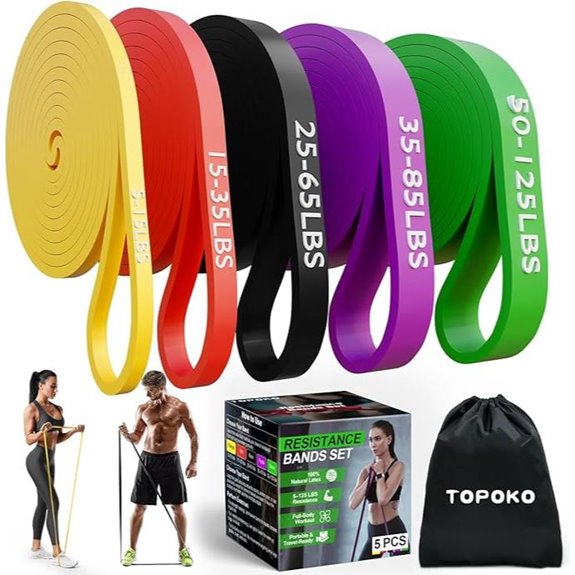 TOPOKO Resistance Bands Set for Workout and Therapy