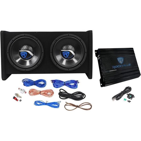 Rockville RV10.2B Car Subwoofer & Amp Kit